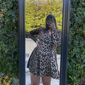 Cheetah / Leopard Skater Dress